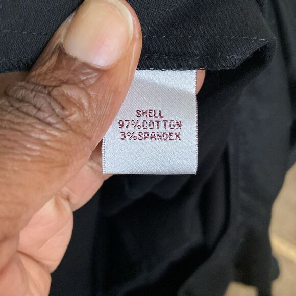 Monif C Cotton Stretch Off the Shoulder Romper Ruffle Trim Sleeve size 2X Witchy - Picture 10 of 10